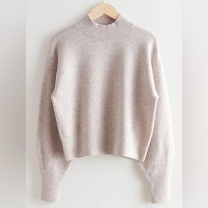 & Other Stories Women's Lilac Mock neck Sweater